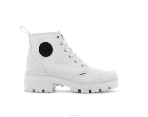 Palladium pallabase twill stjerne hvid - Palladium Støvler Tilbud 42BF260 kvinder