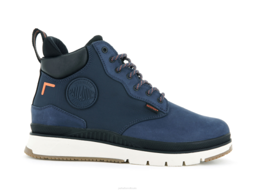 Palladium pallasider manchet vandtæt plus humør indigo - Palladium Støvler Tilbud 42BF15 mænd