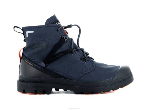 Palladium pampa travel liteplus vandtæt humør indigo - Palladium Danmark 42BF39 unisex