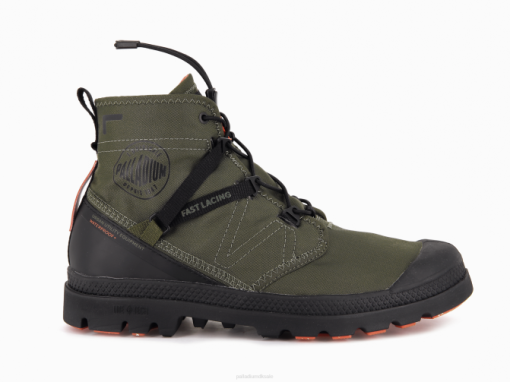 Palladium pampa travel liteplus vandtæt oliven nat - Palladium Tilbud 42BF74 unisex